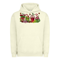 Pigment Pistachio wine coffee cups Urban Hoodie - texasbilliewilder
