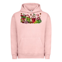 Pigment Salmon wine coffee cups Urban Hoodie - texasbilliewilder