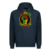 Navy it's the black history for me Premium Hoodie - Zillion Design Studio