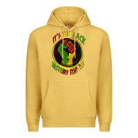 Antique Gold it's the black history for me Premium Hoodie - Zillion Design Studio