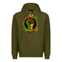 Army Green it's the black history for me Premium Hoodie - Zillion Design Studio