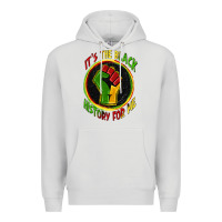 Dove Grey it's the black history for me Premium Hoodie - Zillion Design Studio