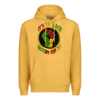 Mustard it's the black history for me Premium Hoodie - Zillion Design Studio