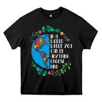 Black Autism Awareness Kindness Puzzle Earth Heavy Core Tee - CowhideDigitalArt