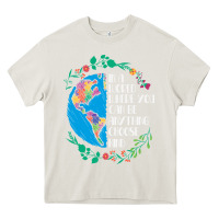 Cream Autism Awareness Kindness Puzzle Earth Heavy Core Tee - CowhideDigitalArt