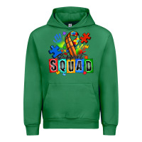 Emerald basketball support squad autism Urban Hoodie - Zillion Design Studio