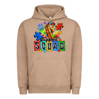 Pigment Burro basketball support squad autism Urban Hoodie - Zillion Design Studio