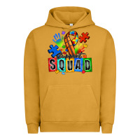 Pigment Peanut Butter basketball support squad autism Urban Hoodie - Zillion Design Studio
