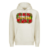 Oatmeal Heather chingona Premium Hoodie - Zillion Design Studio