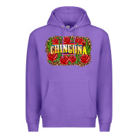 Purple chingona Premium Hoodie - Zillion Design Studio