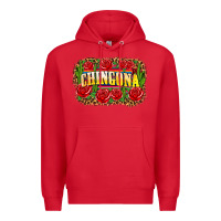 Red chingona Premium Hoodie - Zillion Design Studio