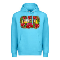 Ocean Blue chingona Premium Hoodie - Zillion Design Studio