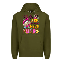 Army Green girls just wanna have  funds Premium Hoodie - texasbilliewilder