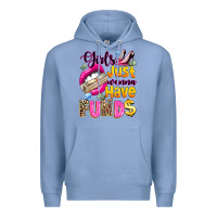 Colony Blue girls just wanna have  funds Premium Hoodie - texasbilliewilder