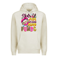 Oatmeal Heather girls just wanna have  funds Premium Hoodie - texasbilliewilder