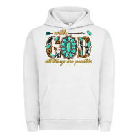 Pigment Lunar Rock with god all things are possible with gemstone Urban Hoodie - texasbilliewilder