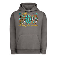 Pigment Tornado with god all things are possible with gemstone Urban Hoodie - texasbilliewilder