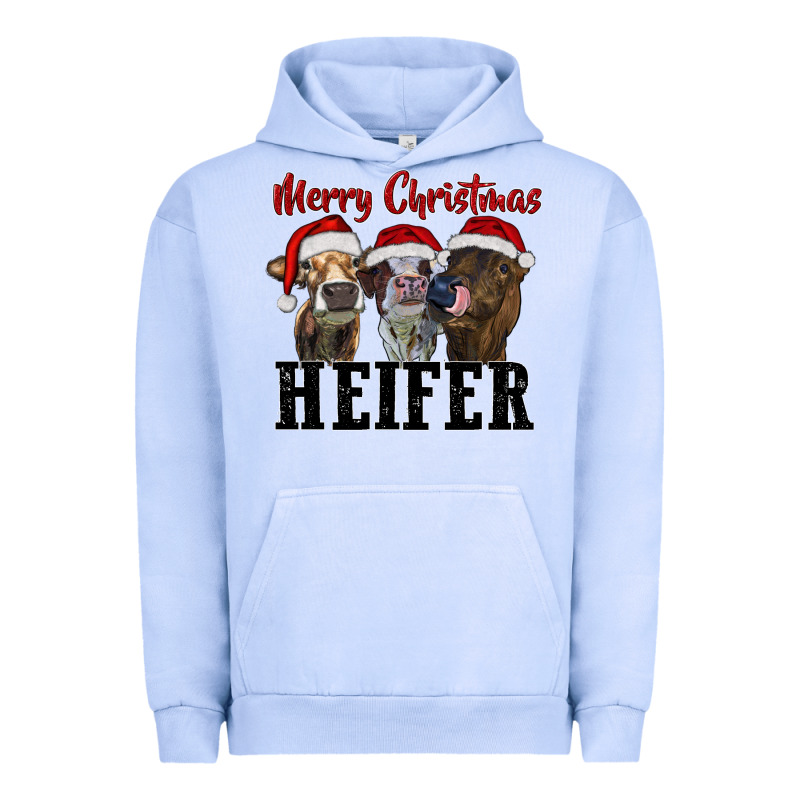 Merry Christmas Heifers Urban Hoodie by RanaPortraitStore | Teevron