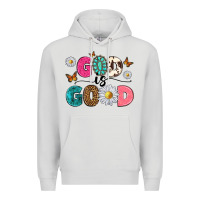 Dove Grey god is good Premium Hoodie - texasbilliewilder
