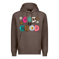 Coffee god is good Premium Hoodie - texasbilliewilder