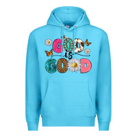 Ocean Blue god is good Premium Hoodie - texasbilliewilder