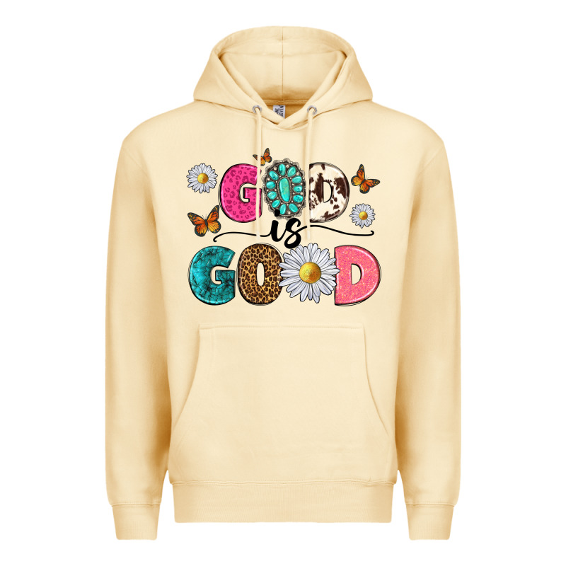 God Is Good Premium Hoodie by texasbilliewilder | Teevron