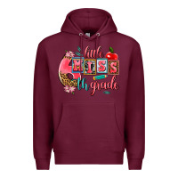 Burgundy little miss 6 th grade Premium Hoodie - AdoDesignShop