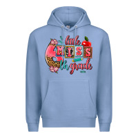 Colony Blue little miss 6 th grade Premium Hoodie - AdoDesignShop