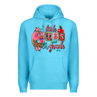 Ocean Blue little miss 6 th grade Premium Hoodie - AdoDesignShop