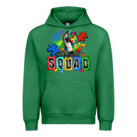 Emerald soccer support squad autism Urban Hoodie - Zillion Design Studio