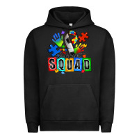 Pigment Black soccer support squad autism Urban Hoodie - Zillion Design Studio