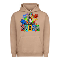 Pigment Burro soccer support squad autism Urban Hoodie - Zillion Design Studio