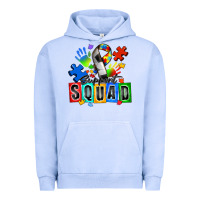 Pigment Grape Ice soccer support squad autism Urban Hoodie - Zillion Design Studio