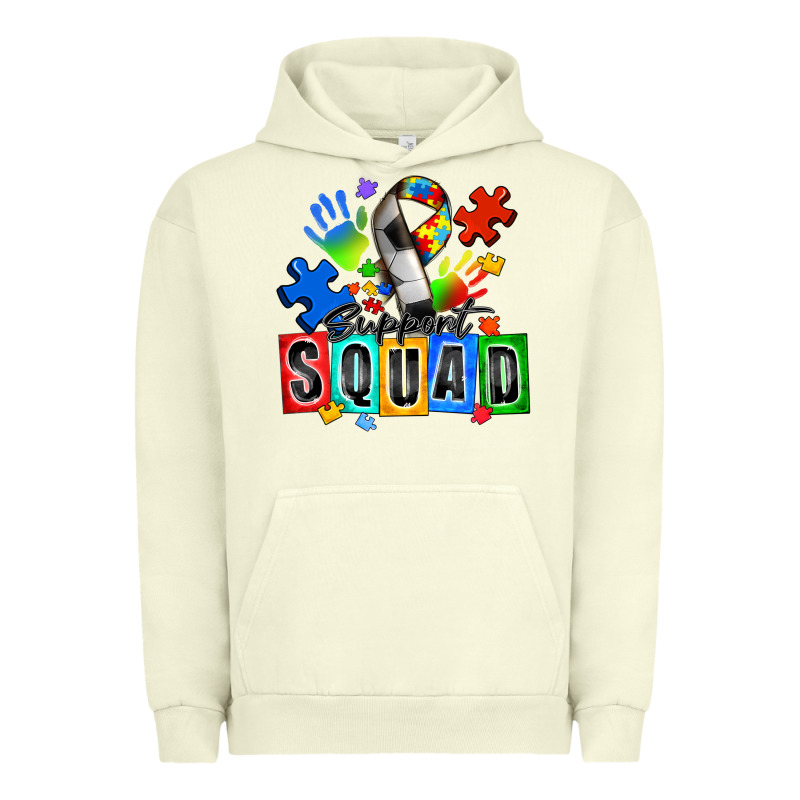 Soccer Support Squad Autism Urban Hoodie by Zillion Design Studio | Teevron