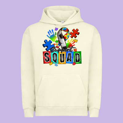 Soccer Support Squad Autism Urban Hoodie Designed By Zillion Design Studio
