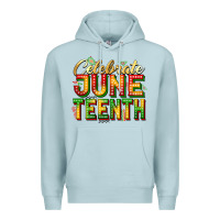 Blue Mist celebrate juneteenth Premium Hoodie - Zillion Design Studio