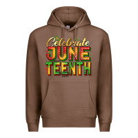 Chestnut celebrate juneteenth Premium Hoodie - Zillion Design Studio