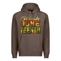 Coffee celebrate juneteenth Premium Hoodie - Zillion Design Studio