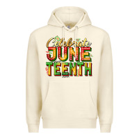 Sandshell celebrate juneteenth Premium Hoodie - Zillion Design Studio