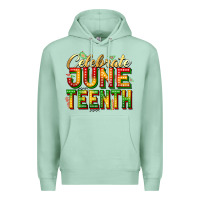 Seafoam celebrate juneteenth Premium Hoodie - Zillion Design Studio