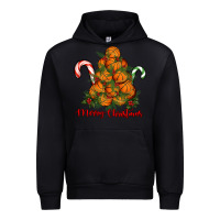 Black Merry Christmas Basketball Urban Hoodie - RanaPortraitStore