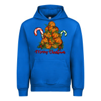 Cobalt Merry Christmas Basketball Urban Hoodie - RanaPortraitStore