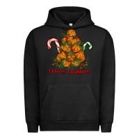 Pigment Black Merry Christmas Basketball Urban Hoodie - RanaPortraitStore
