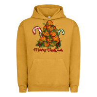 Pigment Peanut Butter Merry Christmas Basketball Urban Hoodie - RanaPortraitStore