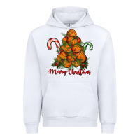 White Merry Christmas Basketball Urban Hoodie - RanaPortraitStore