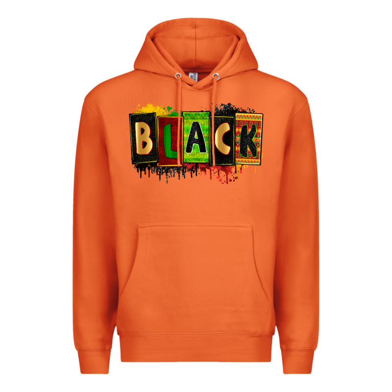 Black Premium Hoodie by Zillion Design Studio | Teevron