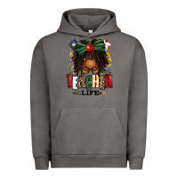 Pigment Tornado teacher life afro locs messy bun Urban Hoodie - texasbilliewilder