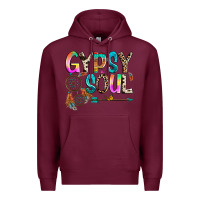 Burgundy gypsy soul Premium Hoodie - texasbilliewilder