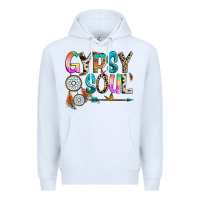 White gypsy soul Premium Hoodie - texasbilliewilder