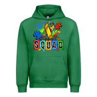 Emerald softball support squad autism Urban Hoodie - Zillion Design Studio